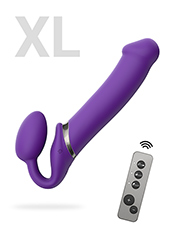 Страпон strap-on-me 3 moteurs XL, фиолетовый