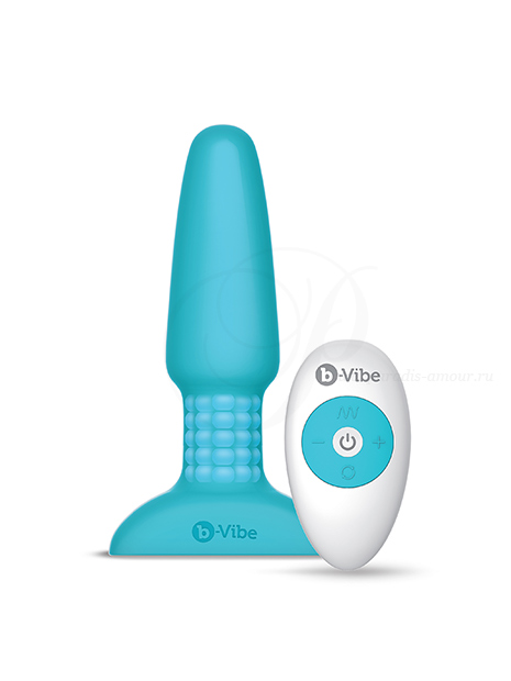 b-Vibe Rimming Plug 2, бирюзовый