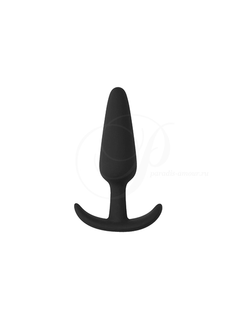 Shots Toys Slim Butt Plug, черный