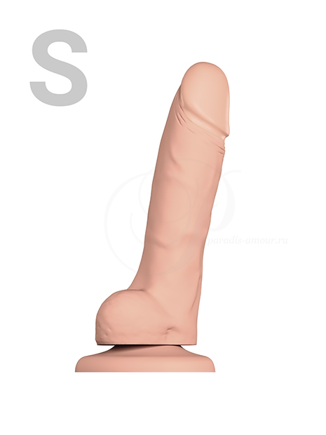 strap-on-me Realistic Dildo, S / телесный