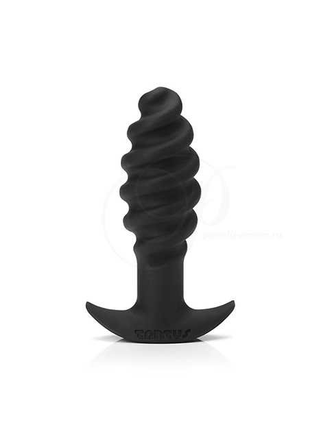 Анальная пробка Tantus Twist Plug Tantus Twist Plug, черный